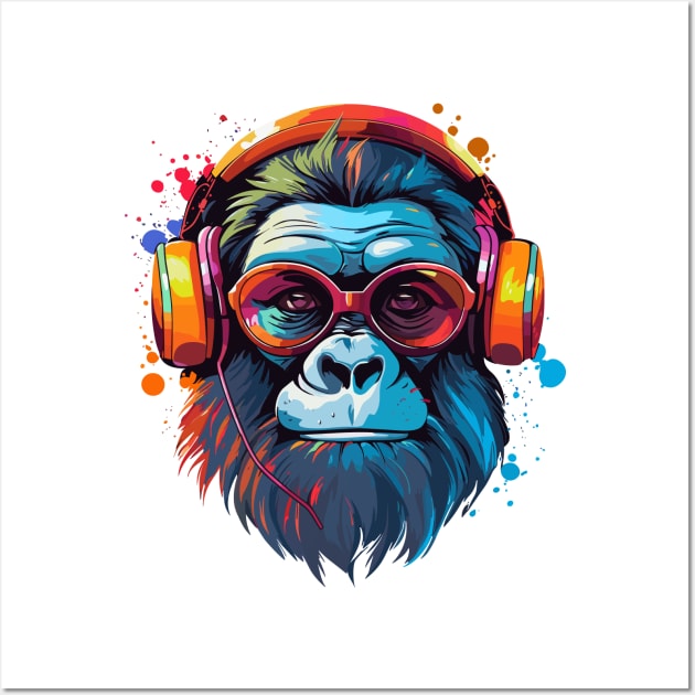 Gorilla Wall Art by Yopi